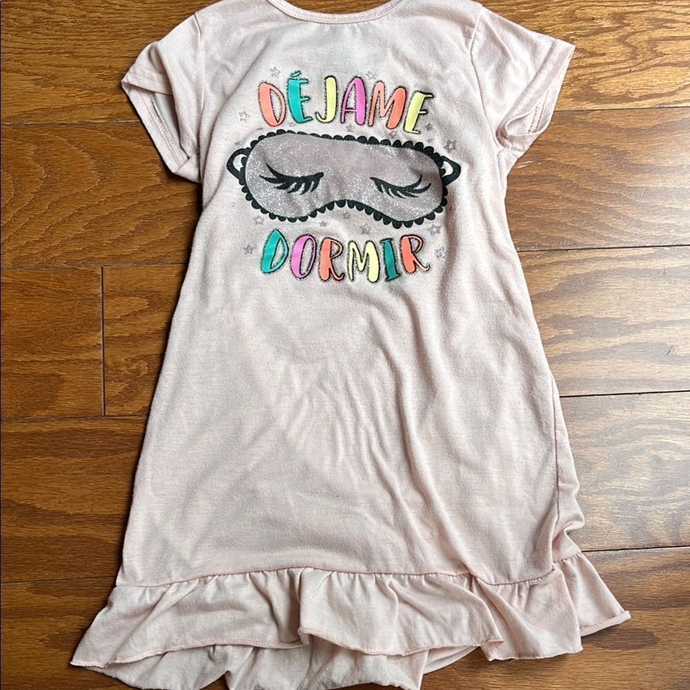 Kids Pink Pajamas with Sleep Mask Design